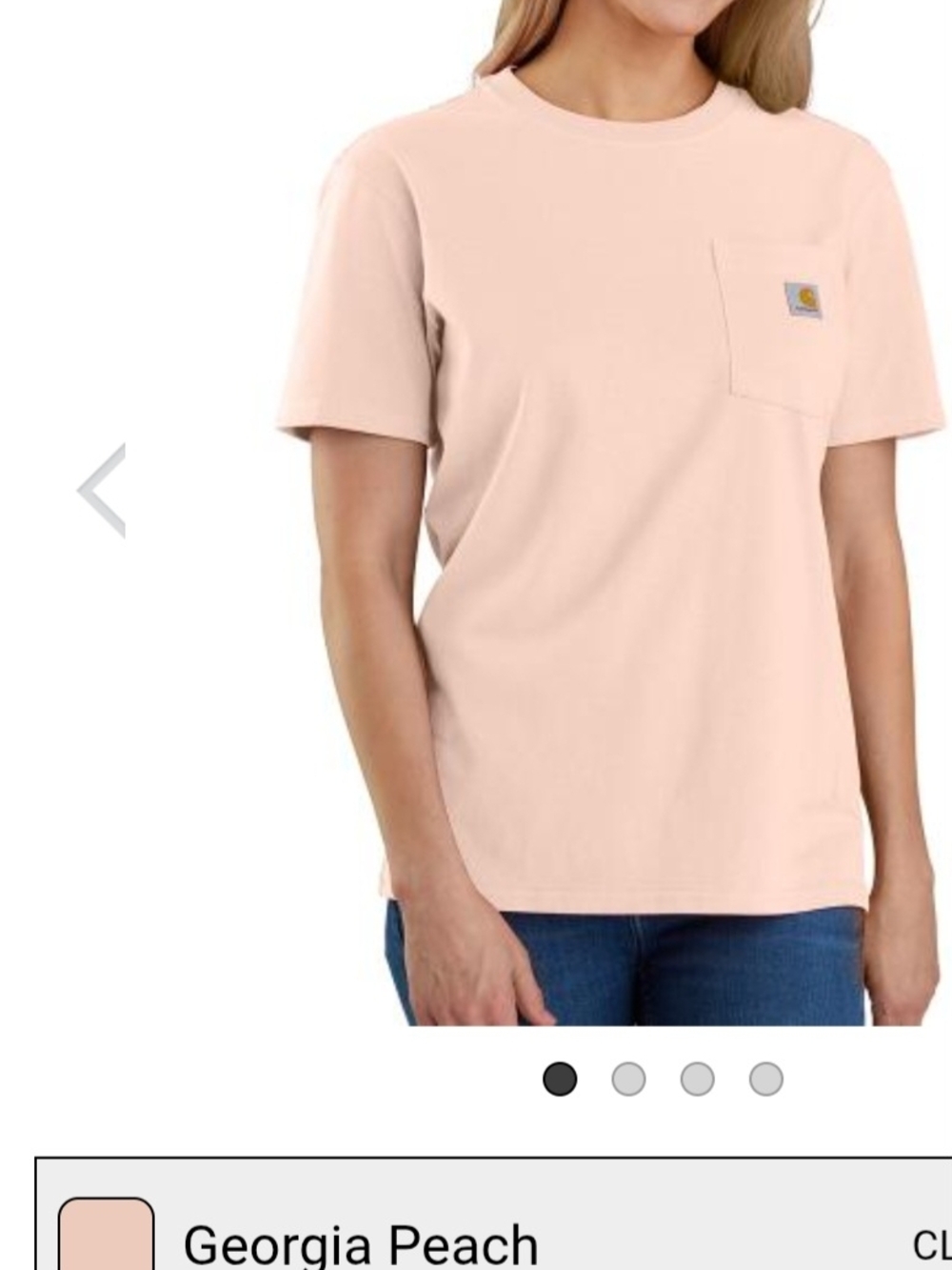Carhartt Georgia Peach Short Sleeve Pocket Tee